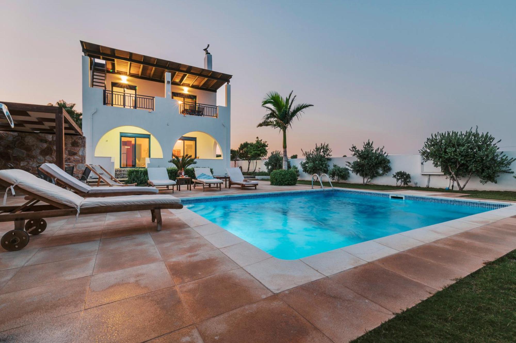 Villa Deep Blue Lakhaniá Exterior foto