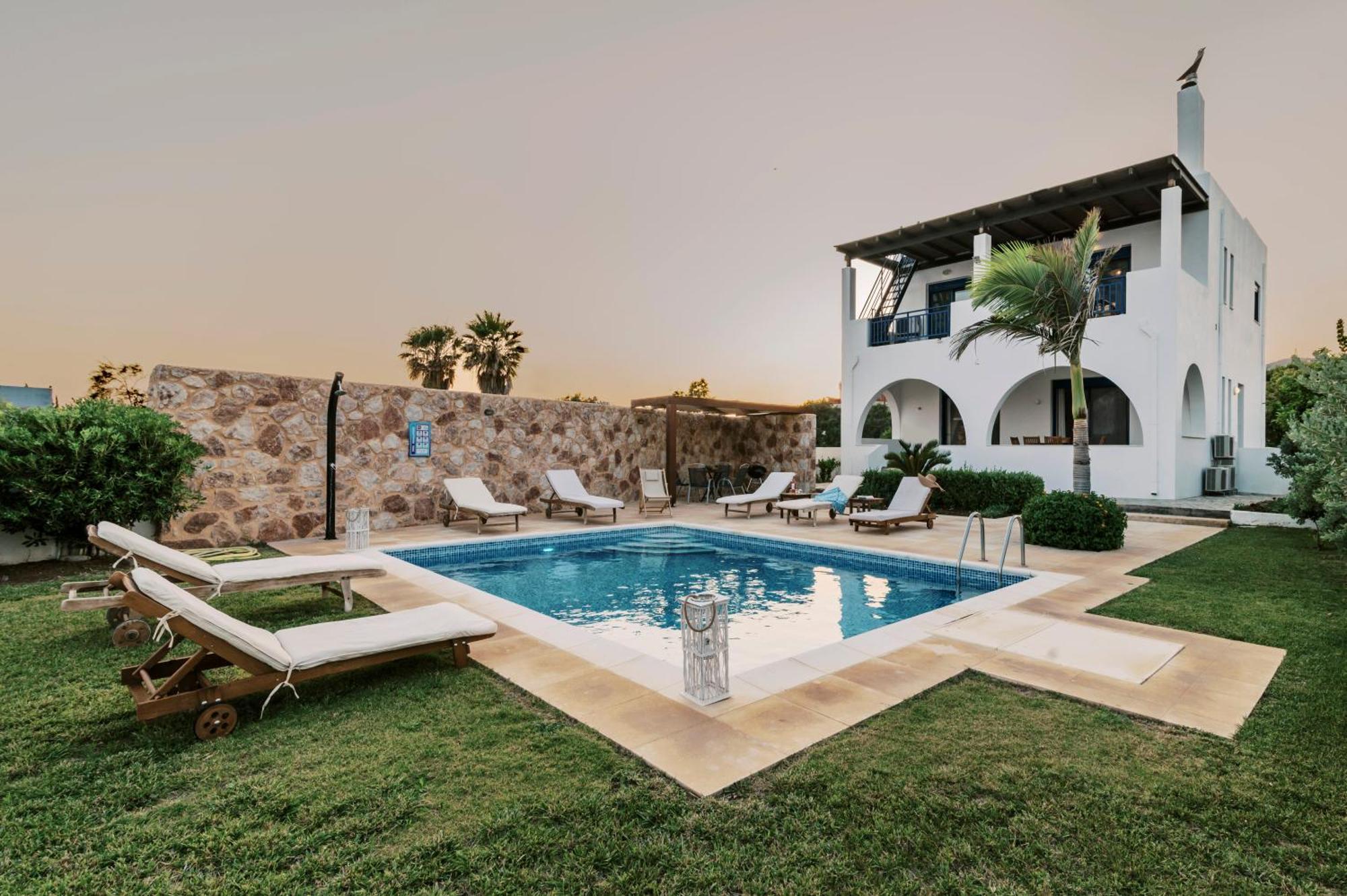 Villa Deep Blue Lakhaniá Exterior foto
